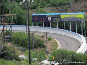 Luge Course at Olympic Park Utah
