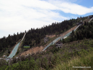 Ski Jumps at Olympic Park Utah