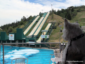 Jumps at Olympic Park Utah