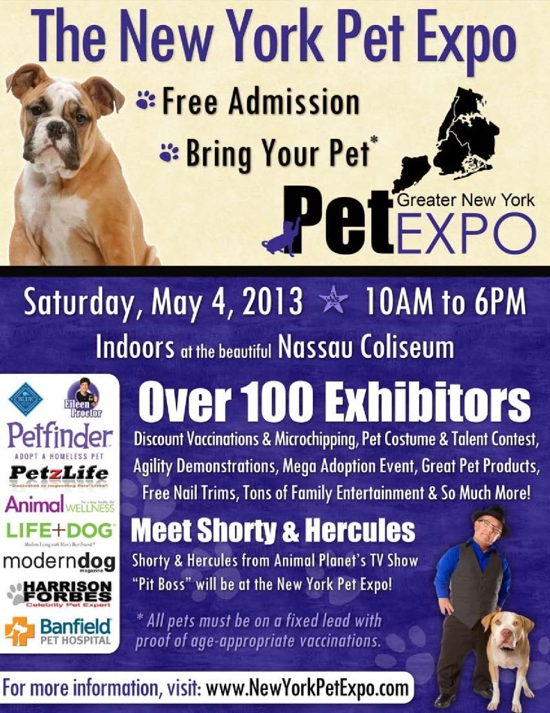 Greater new York Pet Expo Flyer