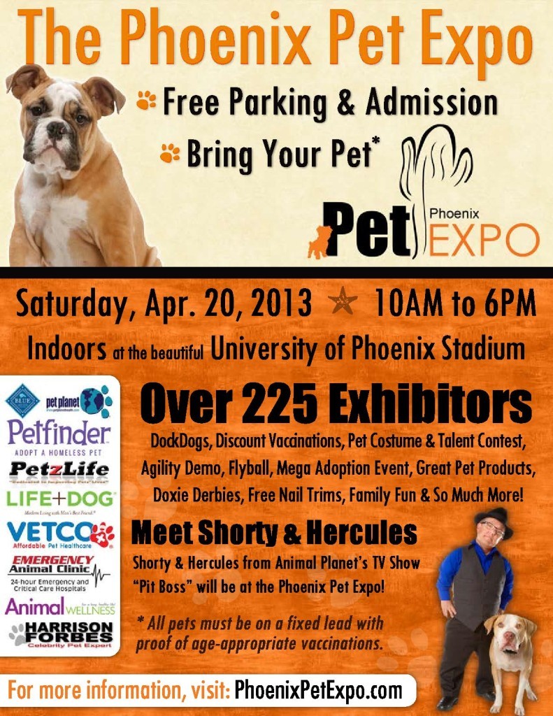 Phoenix Amazing Pet Expo Flyer
