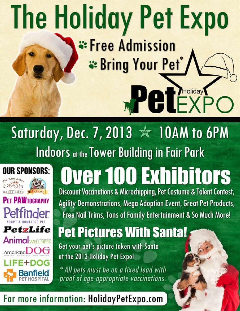 2013 Holiday Pet Expo Flyer