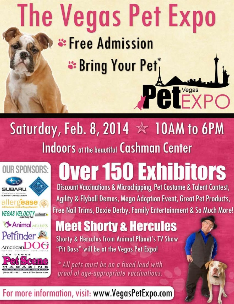 2014 Vegas Pet Expo Flyer