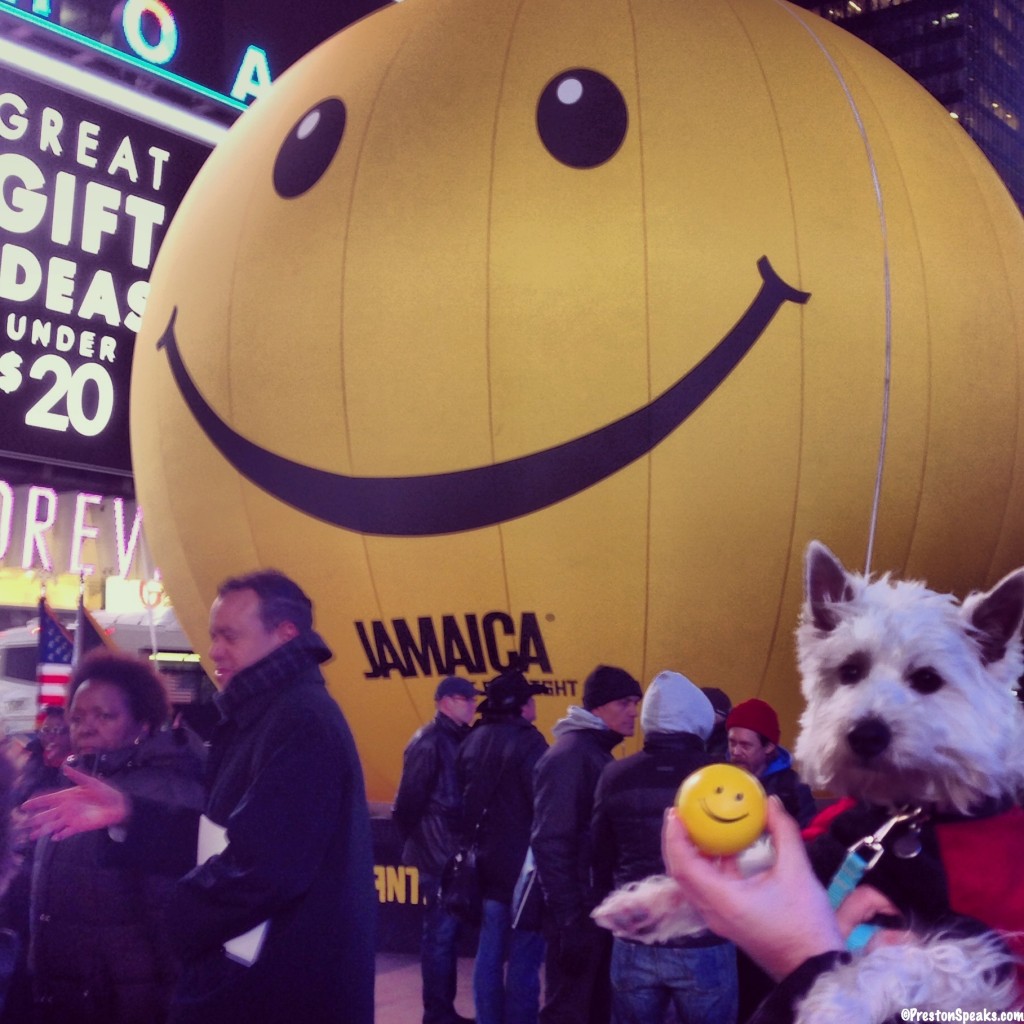 Preston in Time Square