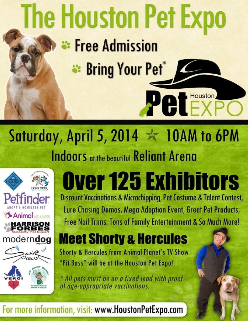 2014 Houston Pet Expo Flyer