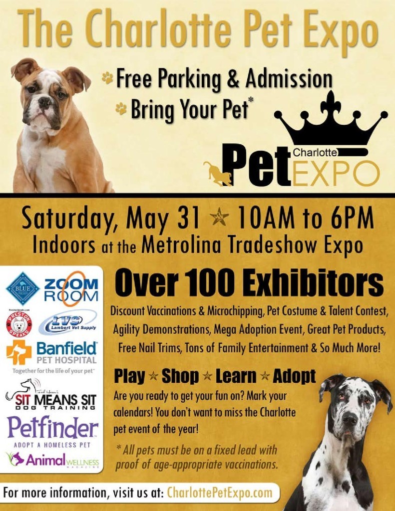 Charlotte Pet Expo Flyer