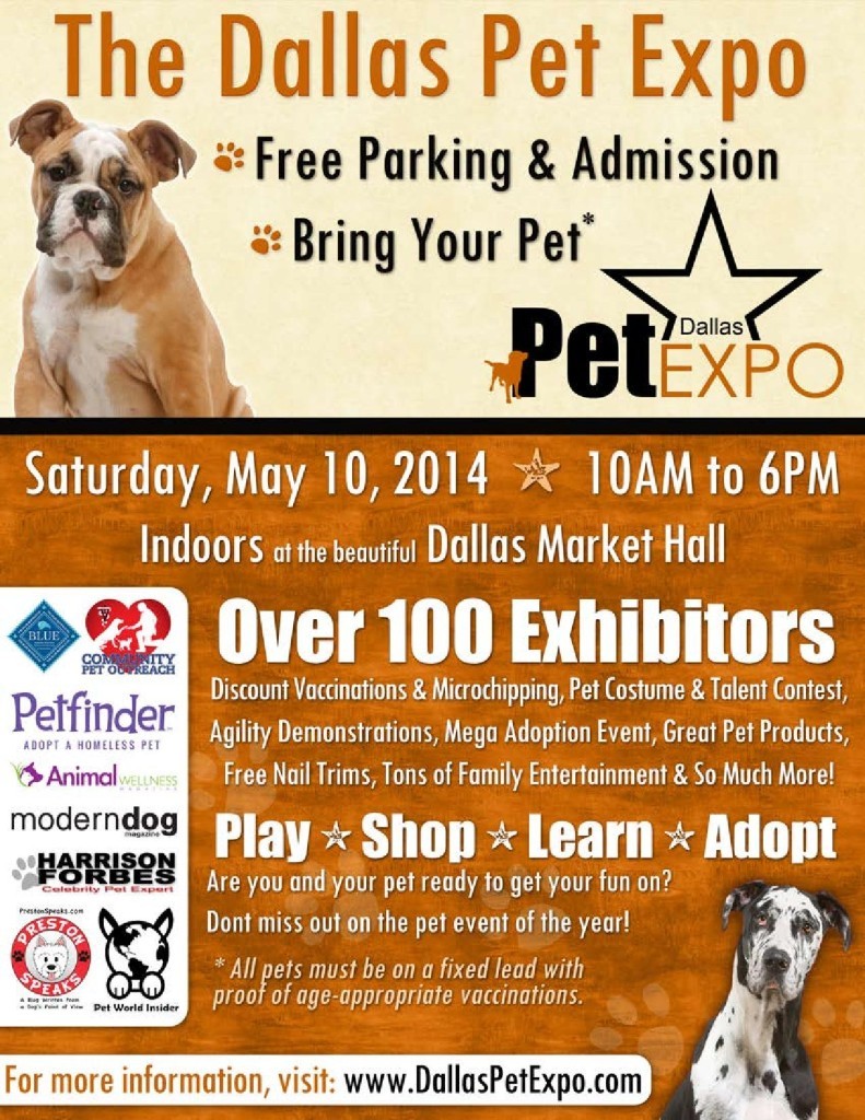 Dallas Pet Expo Flyer