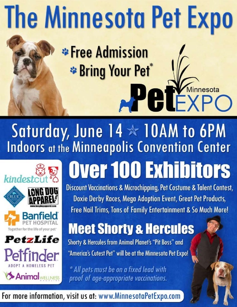 Minnesota Pet Expo Flyer