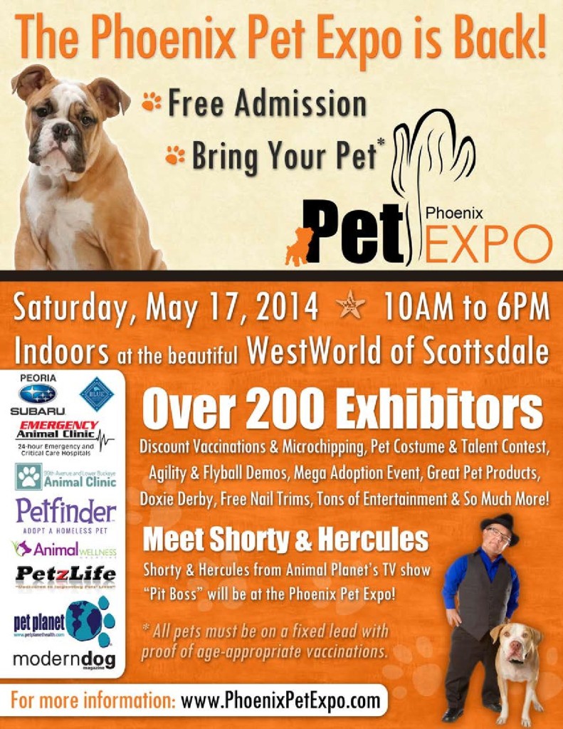 Phoenix Pet Expo is May 17th amazingpetexpo