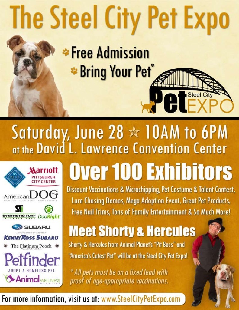 2014 Steel City Pet Expo Flyer