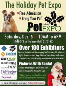 Holiday Pet Expo Flyer - Preston Speaks