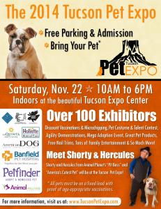 Tucson Pet Expo Flyer - Preston Speaks