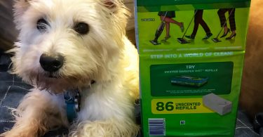 Swiffer Sweeper Dry Pads Make Puppy Cleanup Easy!